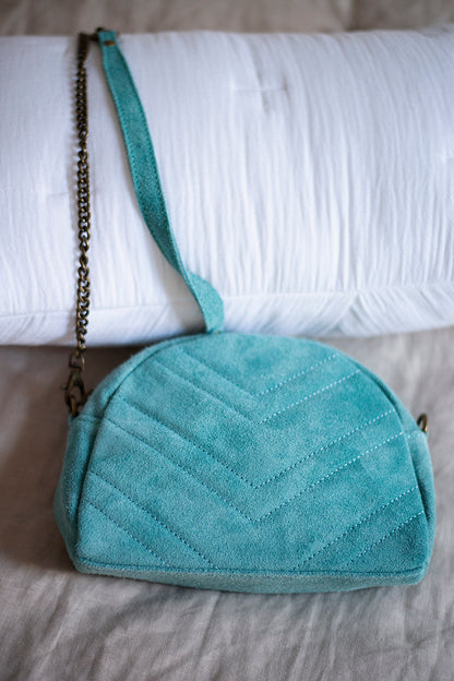 BOLSO LINNETTE BLEU VERT - Sister Birkin 