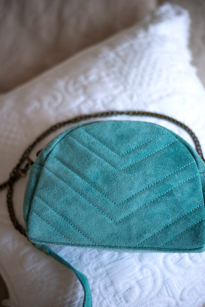 BOLSO LINNETTE BLEU VERT - Sister Birkin 