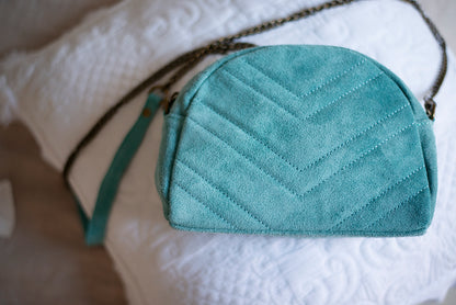 BOLSO LINNETTE BLEU VERT - Sister Birkin 