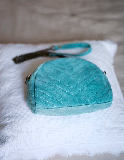 BOLSO LINNETTE BLEU VERT - Sister Birkin 