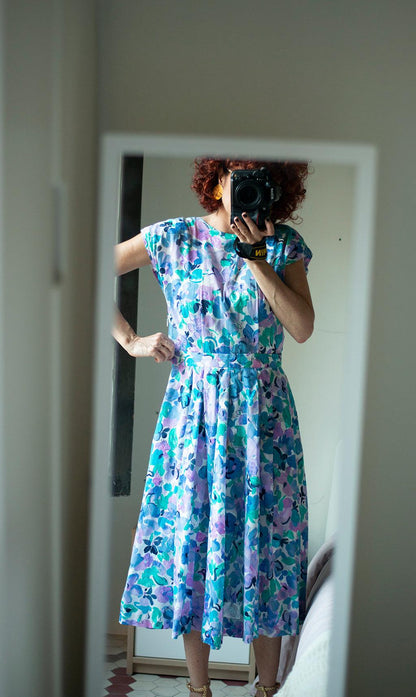 VESTIDO VINTAGE AVA FLOWERS - Sister Birkin 