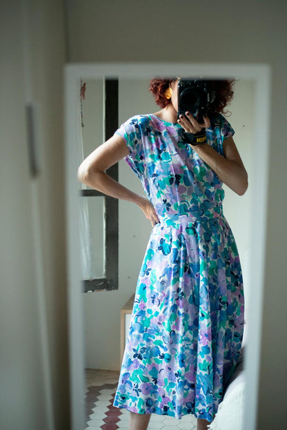 VESTIDO VINTAGE AVA FLOWERS - Sister Birkin 