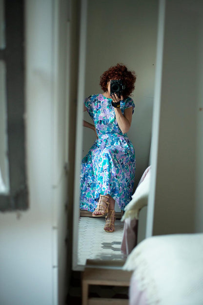 VESTIDO VINTAGE AVA FLOWERS - Sister Birkin 