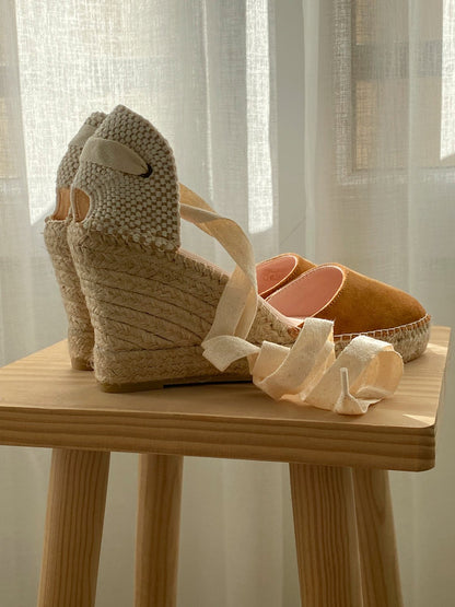 ALPARGATA DE ANTE DENISSE CAMEL - Sister Birkin