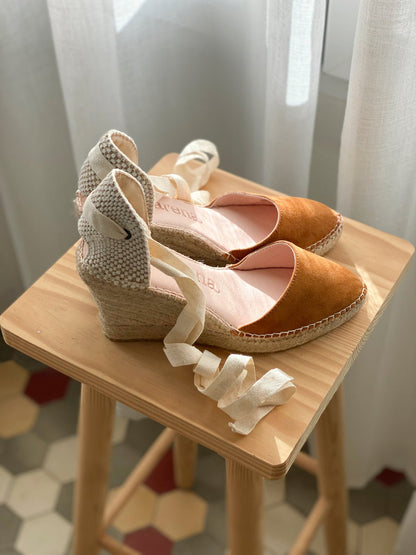ALPARGATA DE ANTE DENISSE CAMEL - Sister Birkin