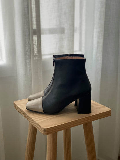 BOTÍN BICOLOR COCO BLACK - Sister Birkin
