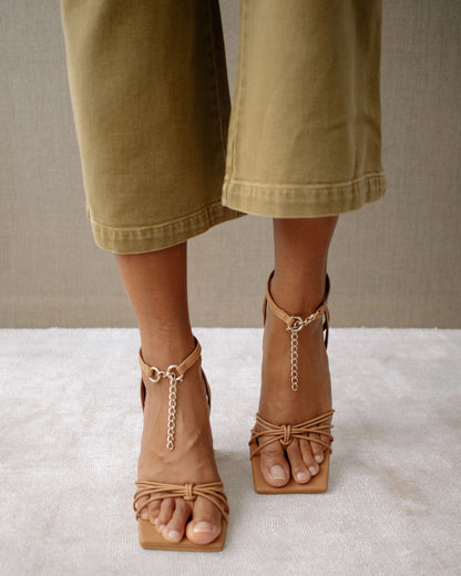 SANDALIAS CACTUS CAMEL - Sister Birkin 