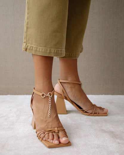 SANDALIAS CACTUS CAMEL - Sister Birkin 
