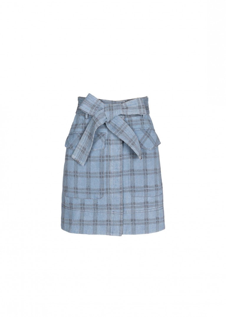 FALDA ORIANA BLEU - Sister Birkin