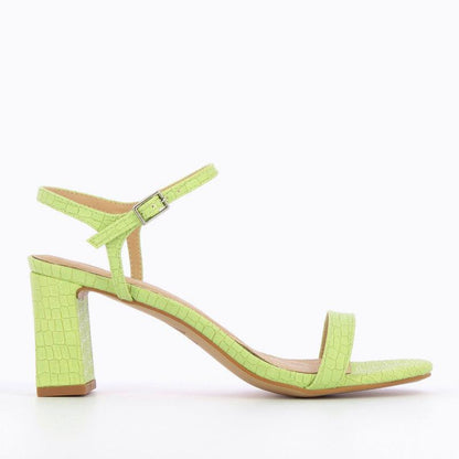 SANDALIAS LIMA CON TACÓN CUADRADO - Sister Birkin 