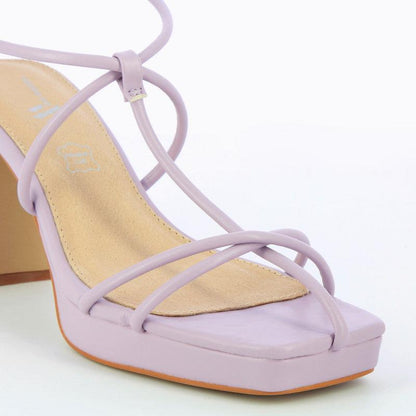 SANDALIAS DE PLATAFORMA DEBBIE LILA - Sister Birkin 