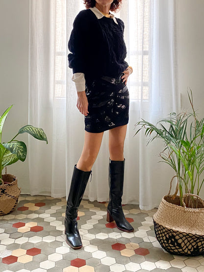 MINI FALDA LÍA BLACK - Sister Birkin 