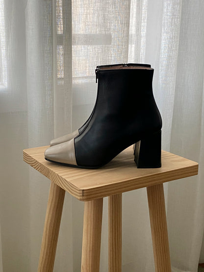 BOTÍN BICOLOR COCO BLACK - Sister Birkin 
