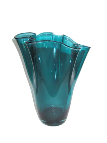 JARRÓN DE VIDRIO MONTIPORA TURQUESA - Sister Birkin 