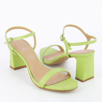 SANDALIAS LIMA CON TACÓN CUADRADO - Sister Birkin 