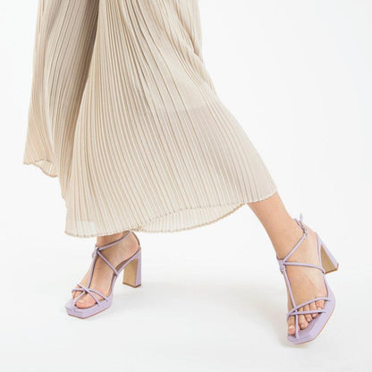 SANDALIAS DE PLATAFORMA DEBBIE LILA - Sister Birkin 