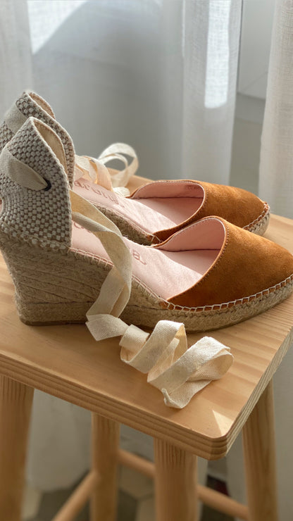 ALPARGATA DE ANTE DENISSE CAMEL - Sister Birkin 