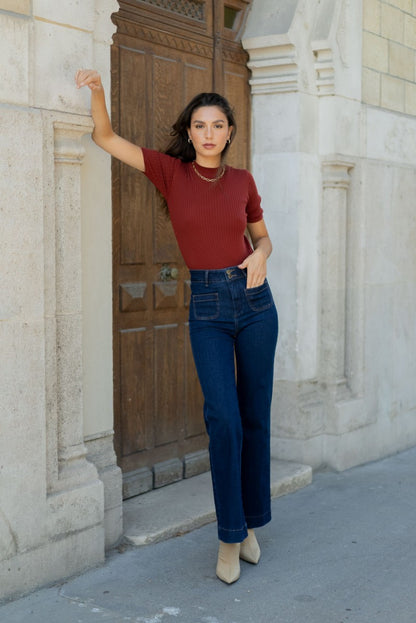 VAQUERO MUSE JANE DARK DENIM - Sister Birkin 