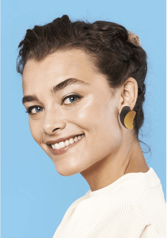 Midi Pendientes Frijol by Papiroga - Sister Birkin