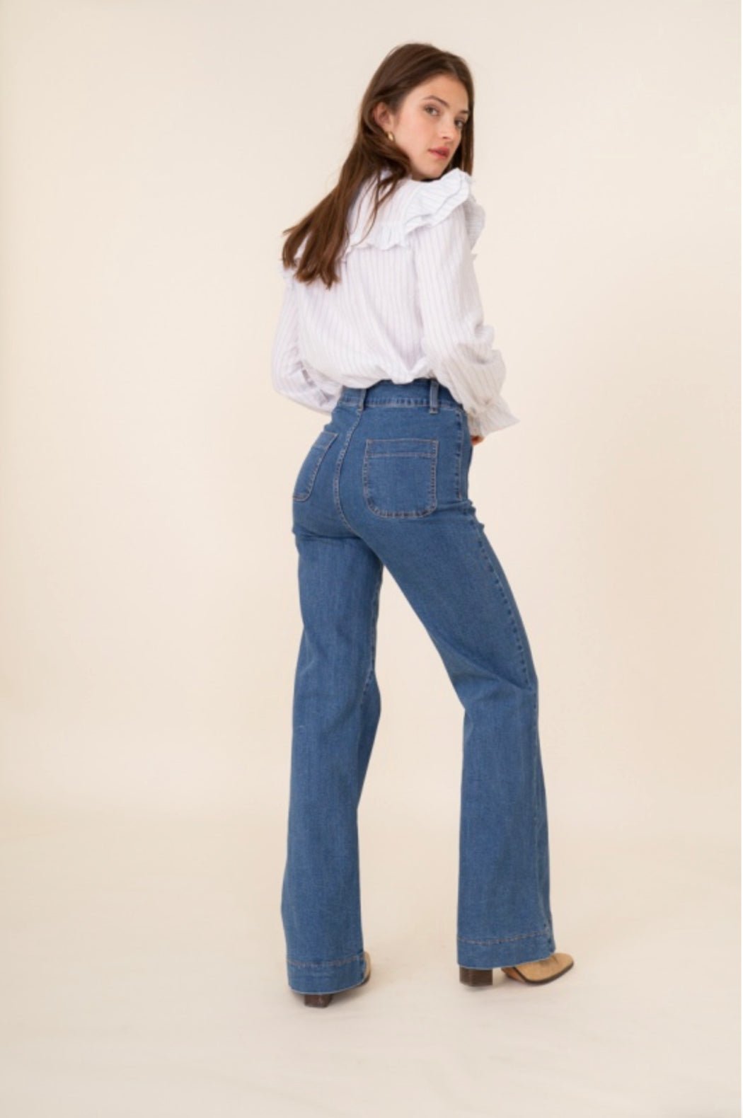 VAQUERO MUSE JANE WASHED BLUE - Sister Birkin
