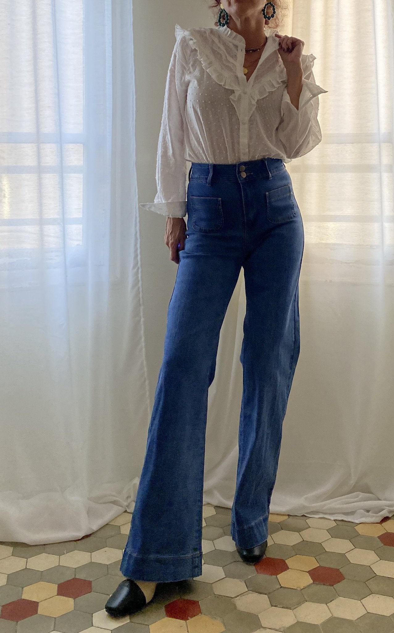 VAQUERO MUSE JANE WASHED BLUE - Sister Birkin